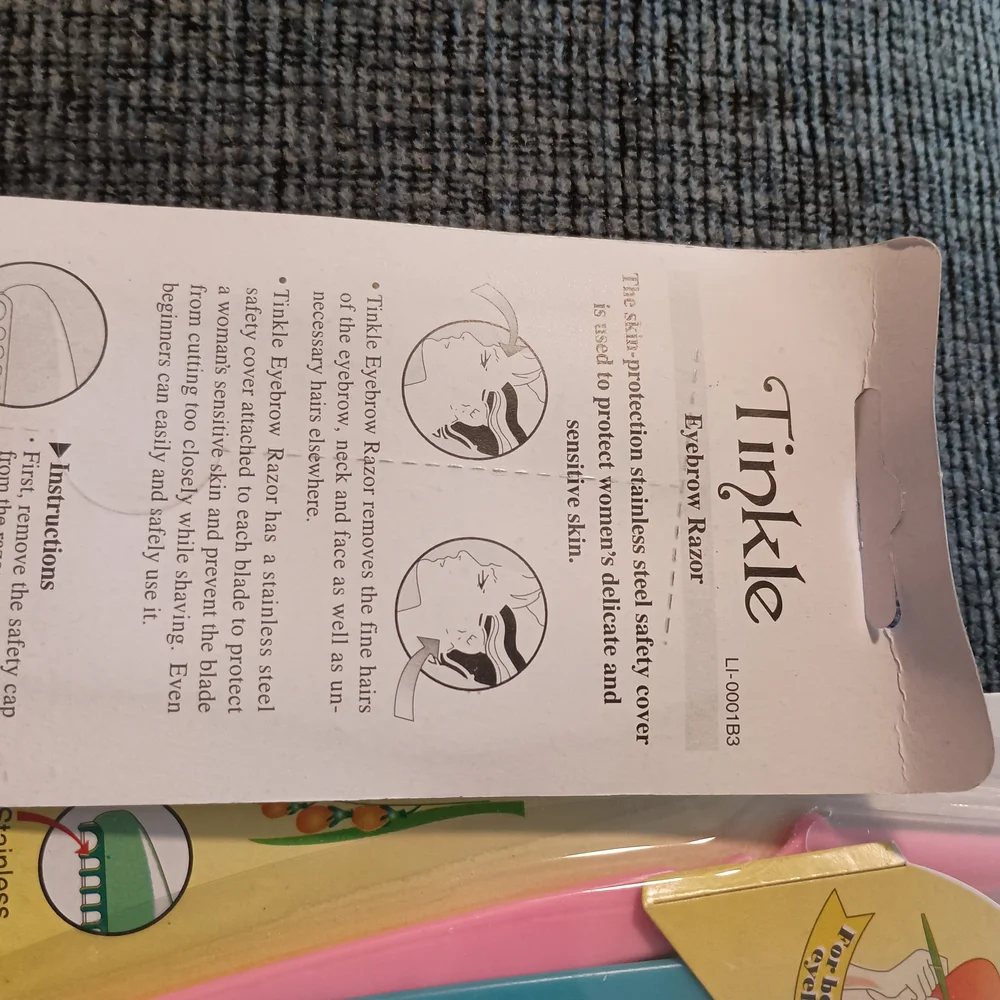 8 Pack NEW Tinkle Eyebrow Razors - 8 Pack Bundle
